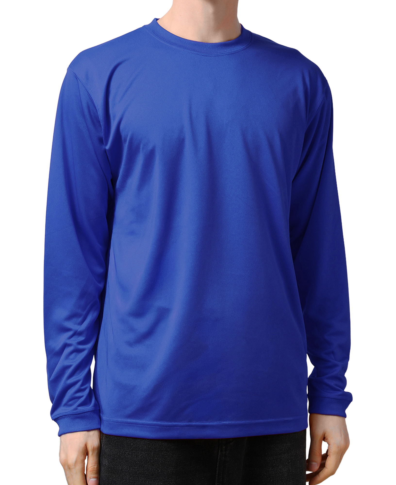 4.7オンス ドライシルキータッチロングスリーブTシャツ