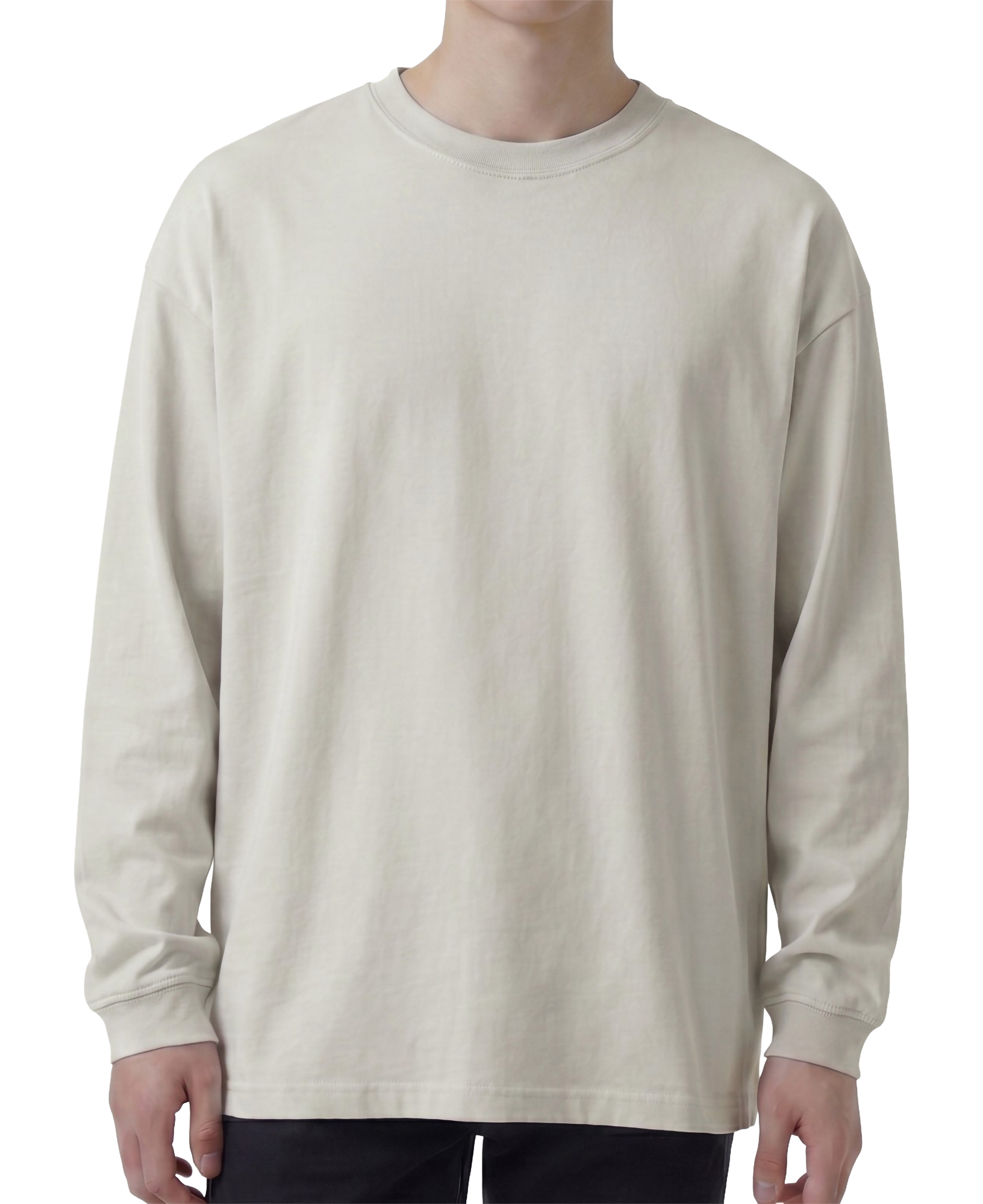 5.6オンス ビッグシルエット ロングスリーブ Tシャツ